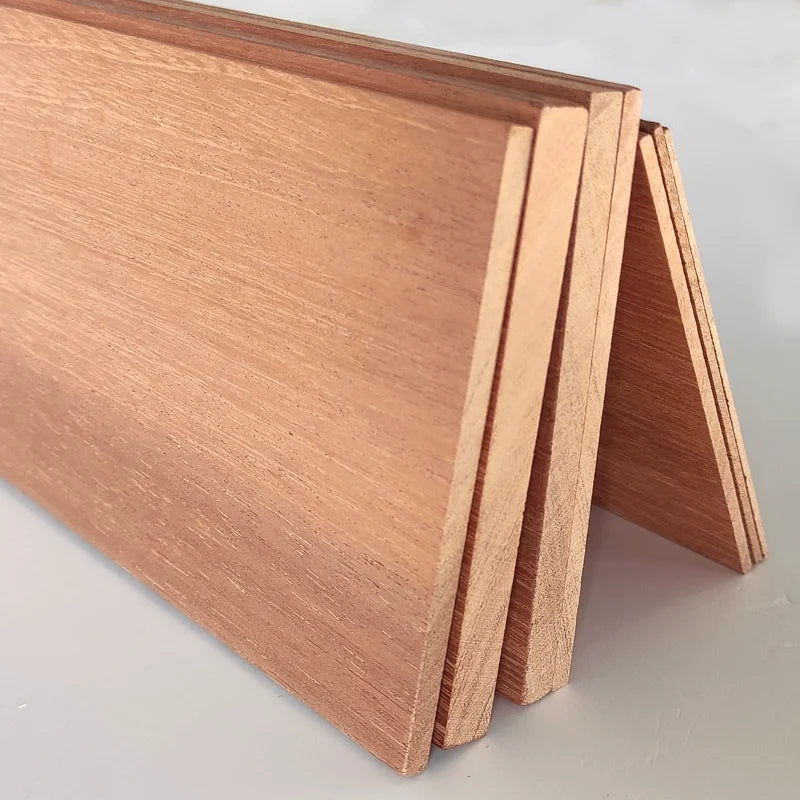 Natural Wood Panel Sapele Architectural Model Thin Wood Veneer DIY Handmade Wood Working Ship Model  Wood Board