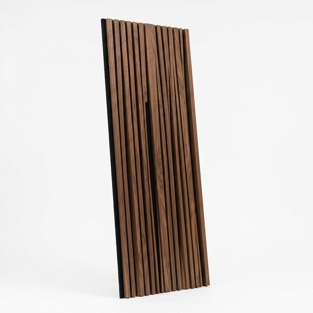 Forest Hill XL Walnut Acoustic Wall Panel — 106 × 43 in (270 cm x 110 cm)